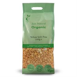 Just Natural Organic Organic Yellow Split Peas 500g