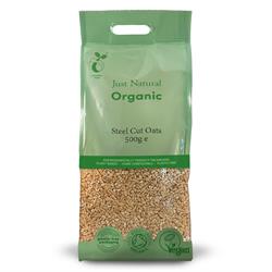 Just Natural Organic Organic Steel Cut Oats 500g