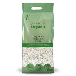 Just Natural Organic Organic Long Grain White Rice 500g