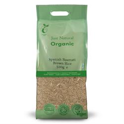 Just Natural Organic Organic Spanish Basmati (Arodelta) Brown Rice 500g