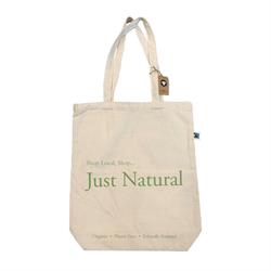 Just Natural Organic Just Natural GOTS Organic & Fair Trade Cotton Tote Bag