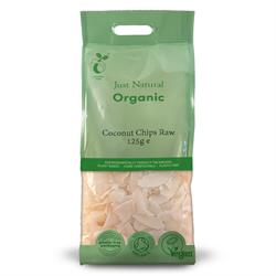 Just Natural Organic Organic Coconut Chips Raw 125g