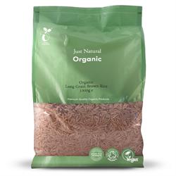 Just Natural Organic Organic Long Grain Brown Rice 1000g