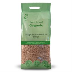 Just Natural Organic Organic Long Grain Brown Rice 500g