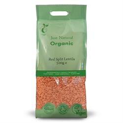 Just Natural Organic Organic Red Split Lentils 500g