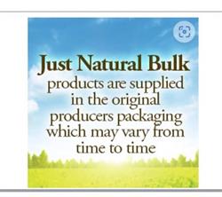 Just Natural Bulk Organic Black Pepper Powder 25kg