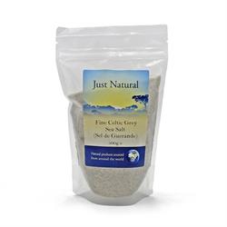 Just Natural Speciality Fine Celtic Grey Sea Salt (Sel de Guerande) Unrefined 500g