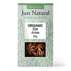 Just Natural Herbs Organic Star Anise (Box) 15g