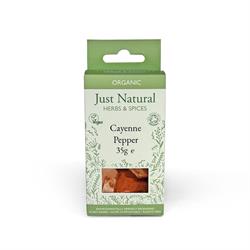 Just Natural Herbs Organic Cayenne Pepper (Box) 35g