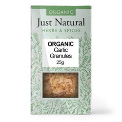 Just Natural Herbs Organic Garlic Granules (Box) 25g