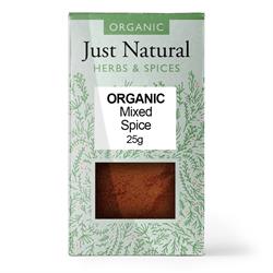 Just Natural Herbs Organic Mixed Spice (Box) 25g