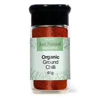 Just Natural Herbs Organic Chilli Powder (Glass Jar) 55g