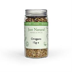 Just Natural Herbs Organic Oregano (Glass Jar) 15g