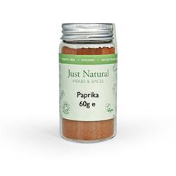 Just Natural Herbs Organic Paprika (Glass Jar) 60g