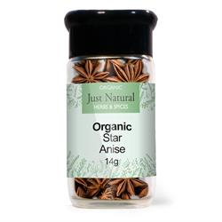 Just Natural Herbs Organic Star Anise (Jar) 20g