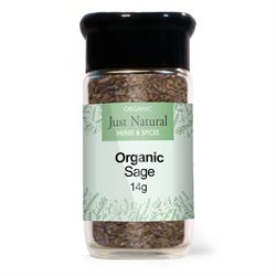 Just Natural Herbs Organic Sage (Glass Jar) 14g