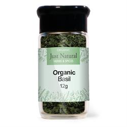 Just Natural Herbs Organic Basil (Glass Jar) 15g