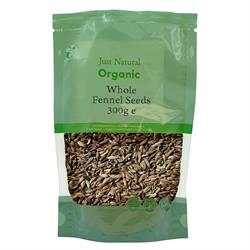 Just Natural Herbs Organic Whole Fennel Seeds 300g