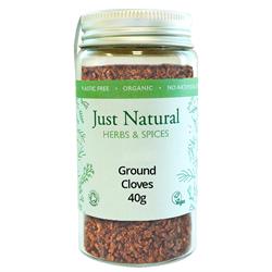 Just Natural Herbs Organic Ground Cloves (Jar) 40g