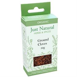 Just Natural Herbs Organic Ground Cloves (Box) 30g