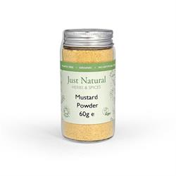 Just Natural Herbs Organic Mustard Powder (Glass Jar) 60g