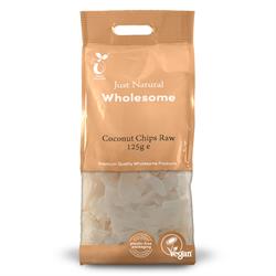 Just Natural Wholesome Coconut Chips Raw 125g