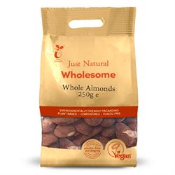 Just Natural Wholesome Whole Almonds 250g