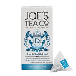 Joes Tea Company Ever-So-English Decaf - 15 biodegradable pyramid bags