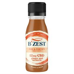 BZest BZest Fire & Fortify Fiery Ginger Turmeric & CBD drink 60ml