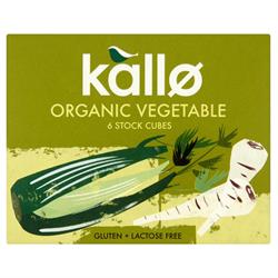 Kallo Kallo Organic Vegetable Stock Cubes 66g