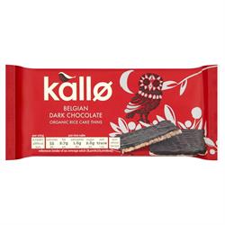 Kallo Organic Thin Slice Dark Chocolate Rice Cakes 90g