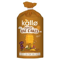Kallo Kallo Honey Puffed Oat Cakes 118g