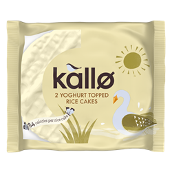 Kallo Kallo Yogurt Topped Rice Cakes 33g