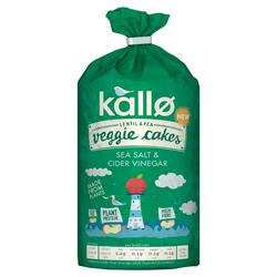 Kallo Kallo Salt and Vinegar Veggie Cakes 122g
