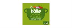 Kallo Organic Vegetable Stock Pot 4x24g