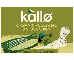 Kallo Organic Vegetable Stock Cubes 88g