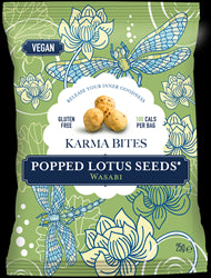 Karma Bites Popped Lotus Seeds Wasabi 25g