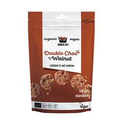 Kookie Cat Double Choc Walnut Cashew and Oat Cookies 100g