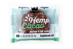 Kookie Cat Hemp & Cacao Organic 55g - Vegan Cashew & Oat Cookie