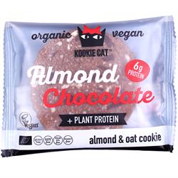 Kookie Cat Protein Dark Chocolate Cookie 50g - Vegan Gluten Free Organic
