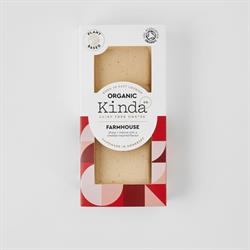 Kinda Co Kinda Co Organic Farmhouse Vegan Cheese Block 120g