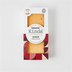 Kinda Co Kinda Co Organic Smoked Farmhouse Vegan Cheese Block 120g