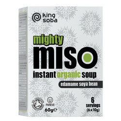 King Soba Org Miso Soup with Edamame Beans 60g