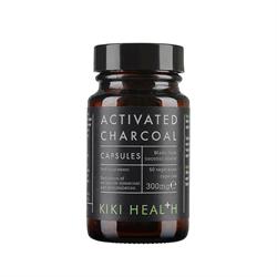 KIKI Health FREE Activated Charcoal - 50 Vegicaps