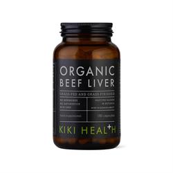 KIKI Health Organic Beef Liver - 180 Vegicaps