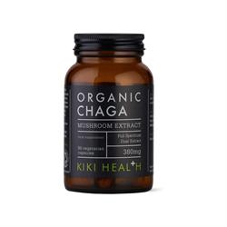 KIKI Health Organic Chaga Extract Mushroom 60 Vegicaps