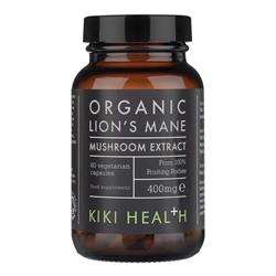 KIKI Health Organic Lion's Mane Extract Mushroom 60 Vegicaps