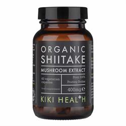 KIKI Health Organic Shittake Extract Mushroom 60 Vegicaps