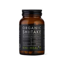 KIKI Health Organic Shittake Extract Mushroom 60 Vegicaps