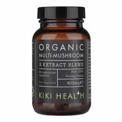 KIKI Health Organic 8 Mushroom Extract Blend 60 Vegicaps